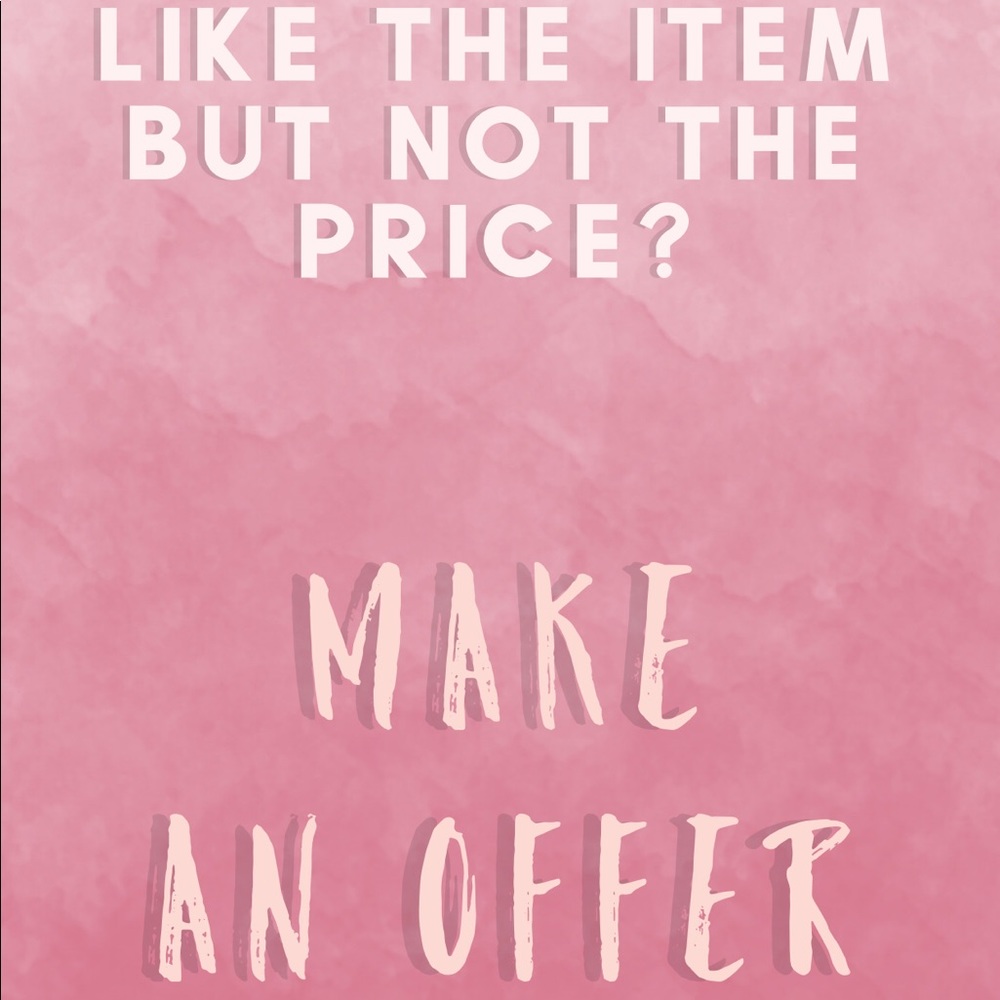All Reasonable Offers Will Be Considered